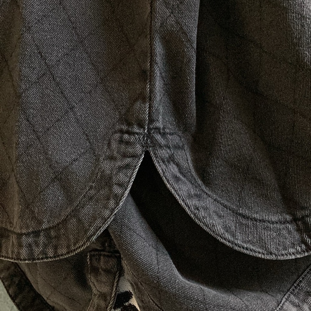NWT Blair DenimEase™ Quilted Jacket Black Wash - Picture 3 of 5